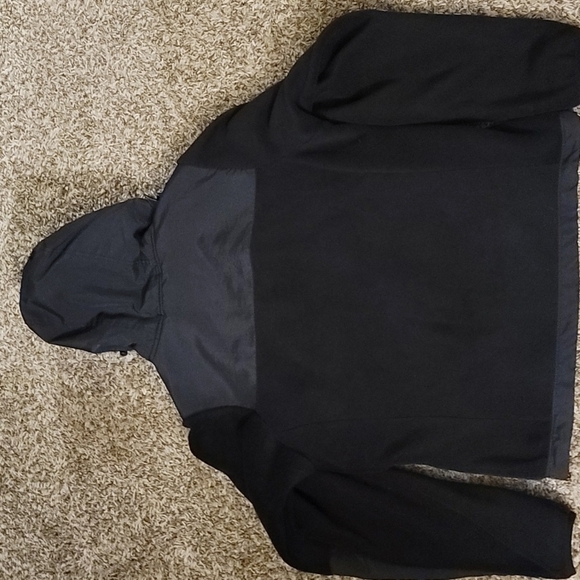 Women's Black Mountain Fog Fleece Jacket With Hood Size Small - Picture 7 of 7